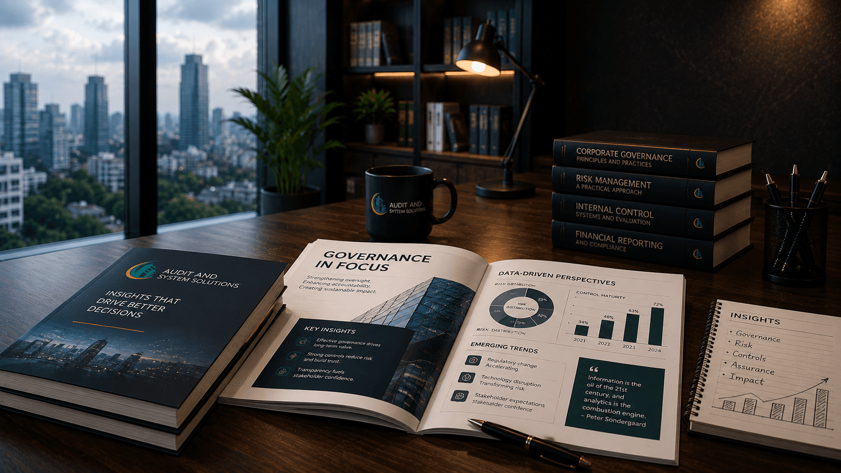Editorial city and advisory context for audit and governance insights