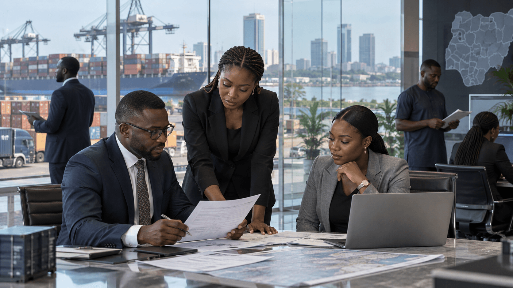 Professional advisory workspace for industry consulting